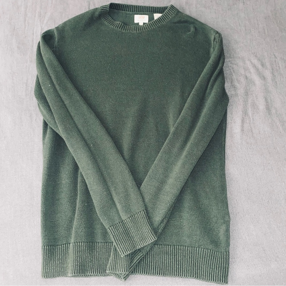 Mens Olive Green Large Levi’s Crewneck